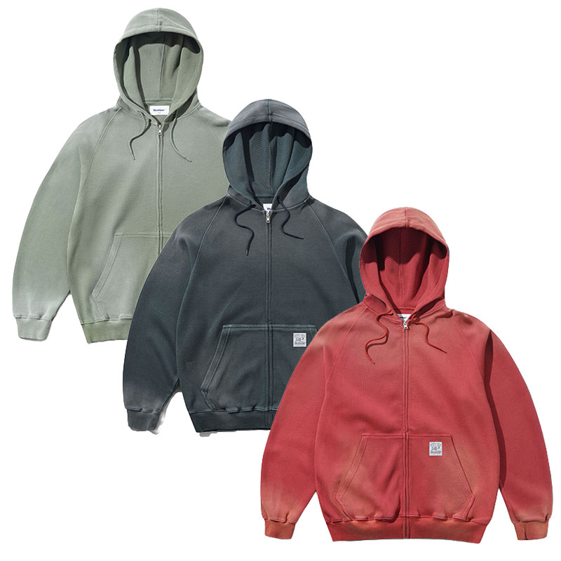 Butter Goods(バターグッズ)/ Faded Waffle Zip-Thru Hood -3.COLOR-