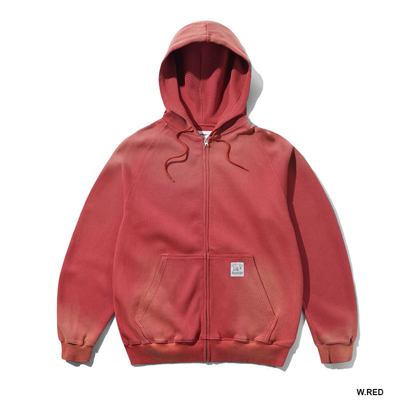 Butter Goods(バターグッズ)/ Faded Waffle Zip-Thru Hood -3.COLOR-