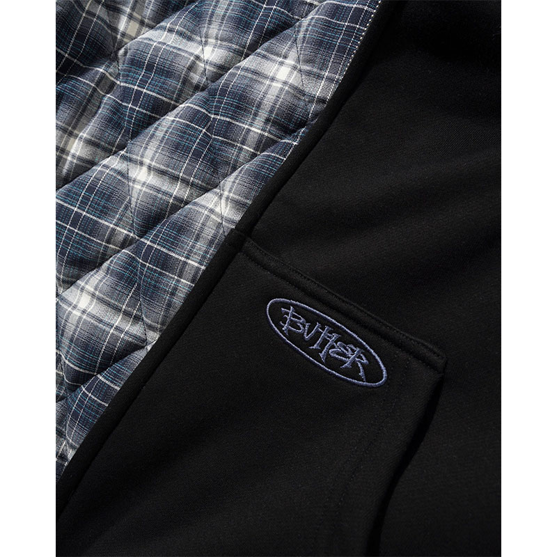 Butter Goods(バターグッズ)/ Plaid Lined Zip-Thru Hood -2.COLOR-