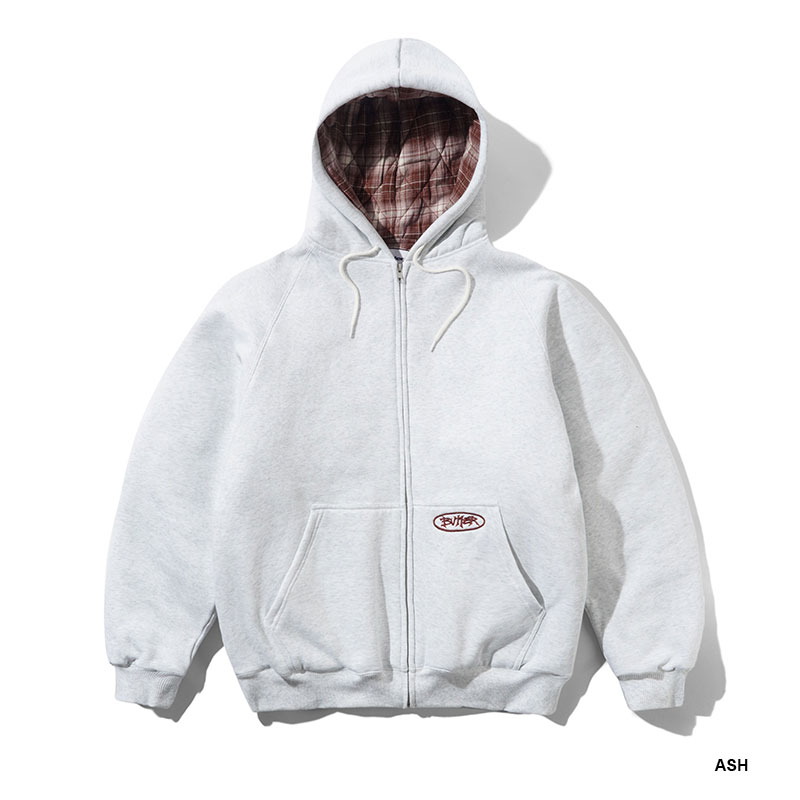 Butter Goods(バターグッズ)/ Plaid Lined Zip-Thru Hood -2.COLOR-