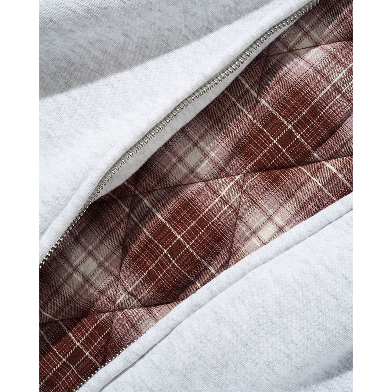 Butter Goods(バターグッズ)/ Plaid Lined Zip-Thru Hood -2.COLOR-
