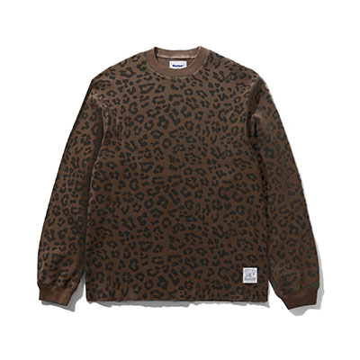 Butter Goods(バターグッズ)/ Waffle L/S Top -LEOPARD-