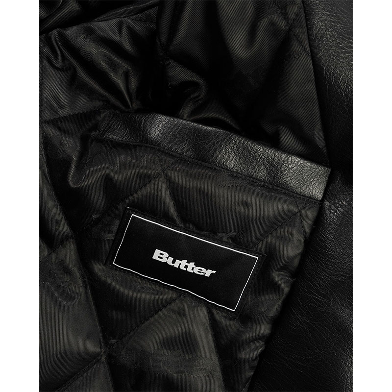 Butter Goods(バターグッズ)/ Isaac Hayes Bomber Jacket -BLACK-