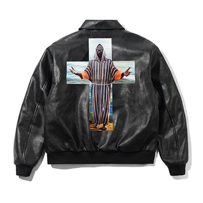Butter Goods(バターグッズ)/ Isaac Hayes Bomber Jacket -BLACK-