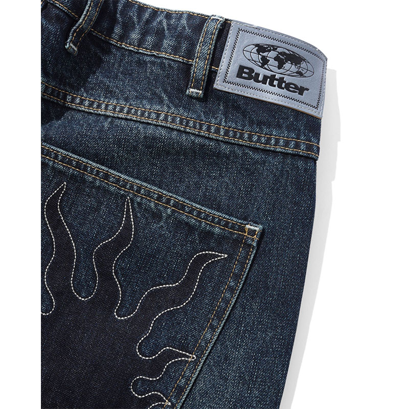 Butter Goods(バターグッズ)/ Solar Fade Denim Jeans -BLUE TINT RIPPLE-
