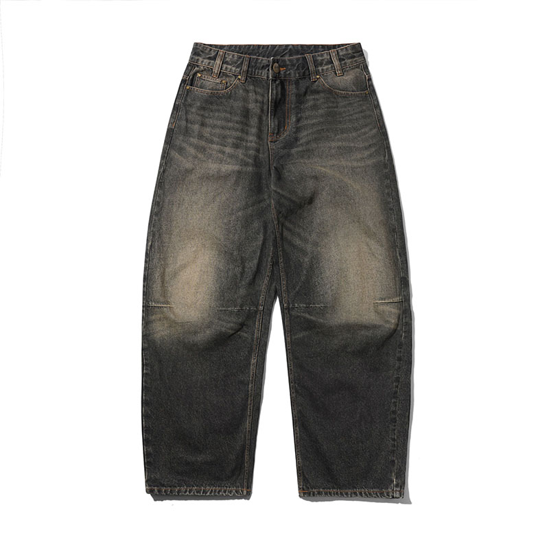 Butter Goods(バターグッズ)/ Wide Cut Denim Jeans -FADED BROWN WASH-