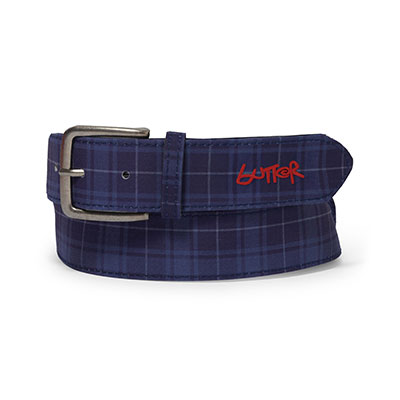 Butter Goods(バターグッズ)/ Plaid Belt -NAVY-