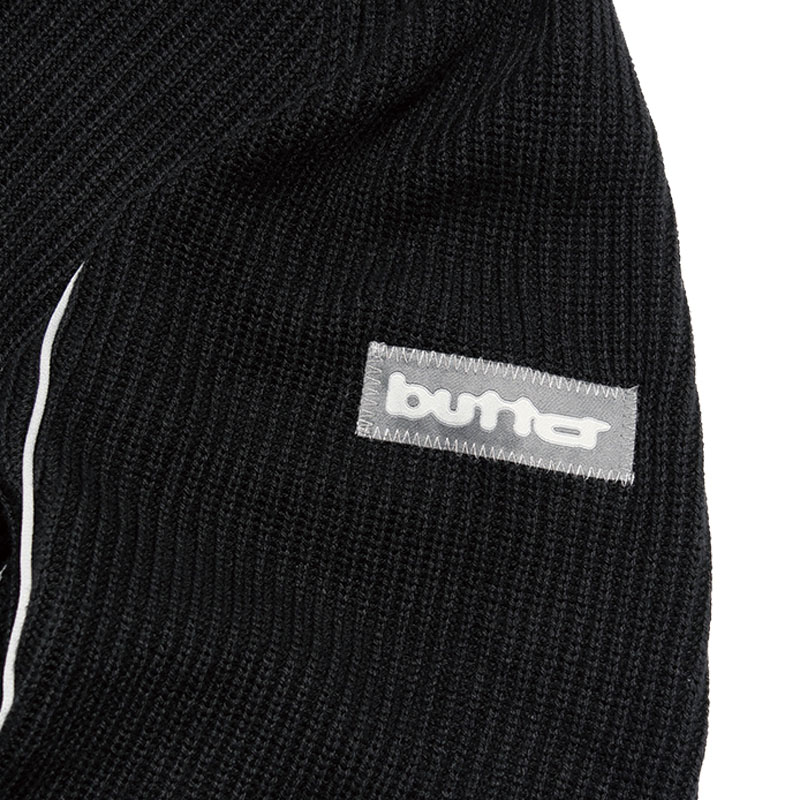 BUTTERGOODS(バターグッズ)/ Dougie Knit Zip-Thru Hood -BLACK-