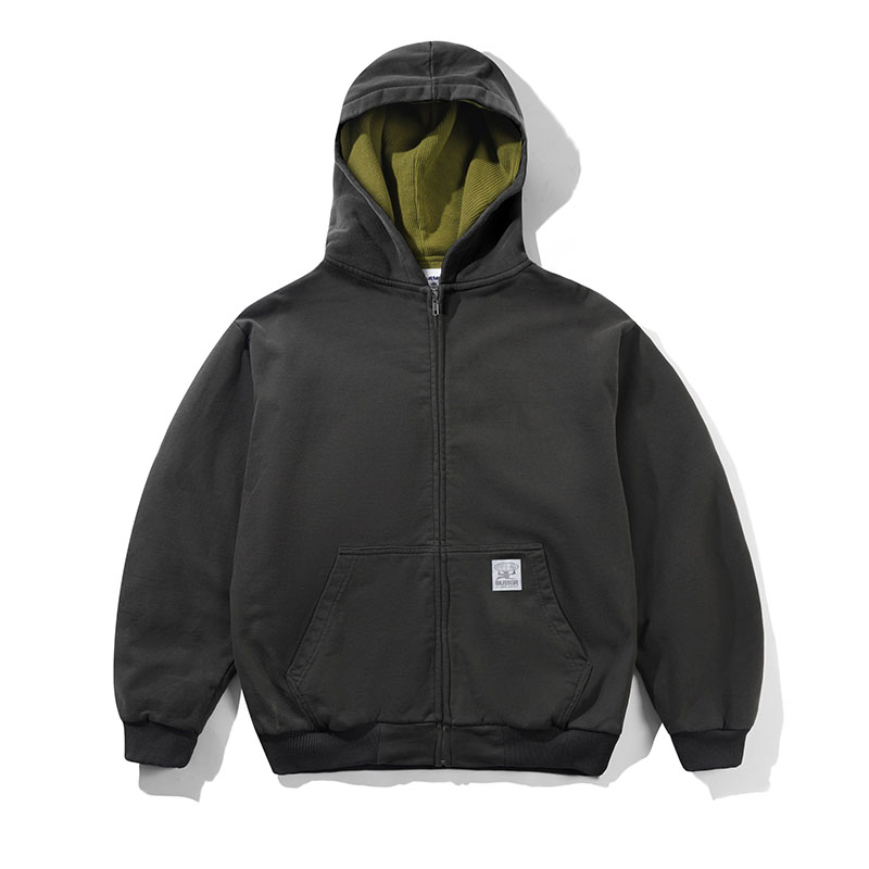 BUTTERGOODS(バターグッズ)/ Reversible Waffle Zip-Thru Hood -2.COLOR-