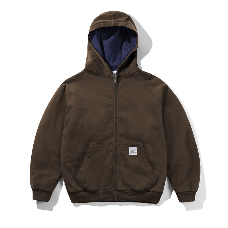 BUTTERGOODS(バターグッズ)/ Reversible Waffle Zip-Thru Hood -2.COLOR-