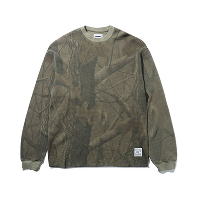 BUTTERGOODS(バターグッズ)/ Thermal L/S Top -FOREST CAMO-