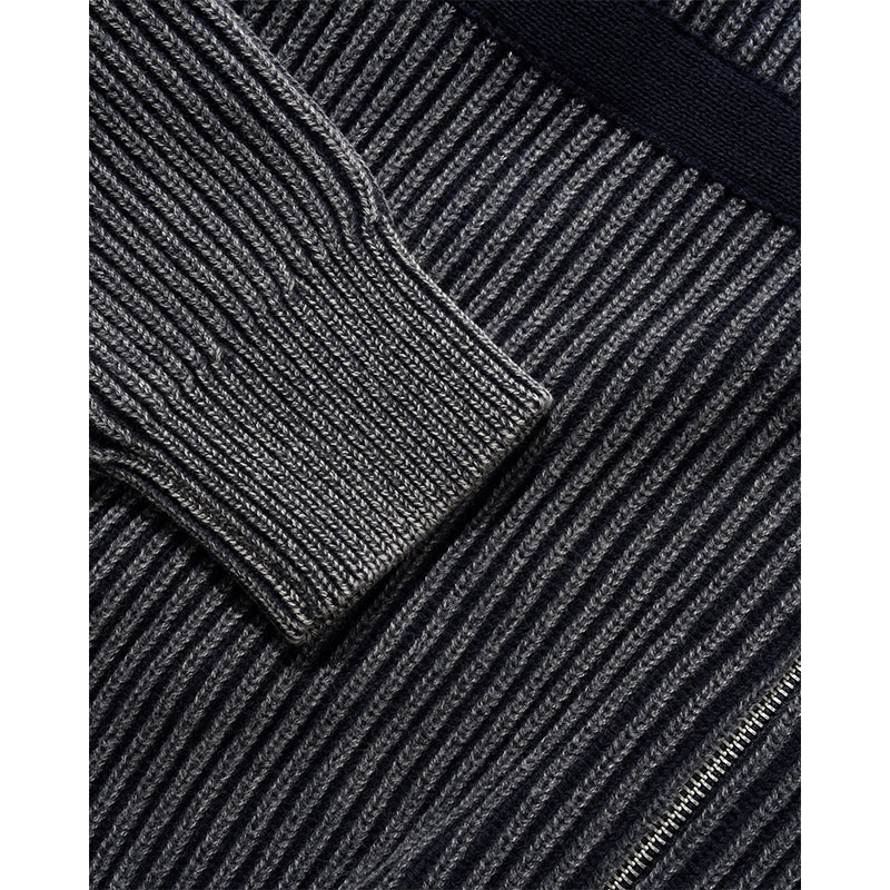 BUTTERGOODS(バターグッズ)/ Bleach Zip-Thru Knit -2.COLOR-