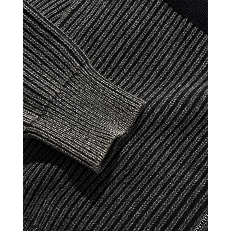 BUTTERGOODS(バターグッズ)/ Bleach Zip-Thru Knit -2.COLOR-