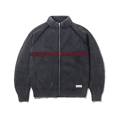 BUTTERGOODS(バターグッズ)/ Bleach Zip-Thru Knit -2.COLOR-