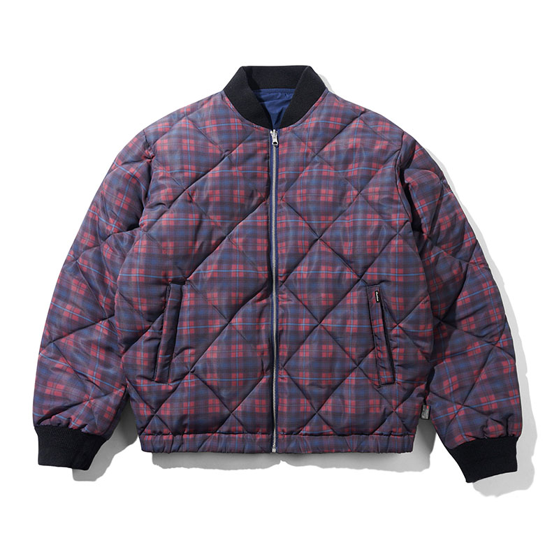 BUTTERGOODS(バターグッズ)/ Reversible Bomber Jacket -NAVY-PLAID-