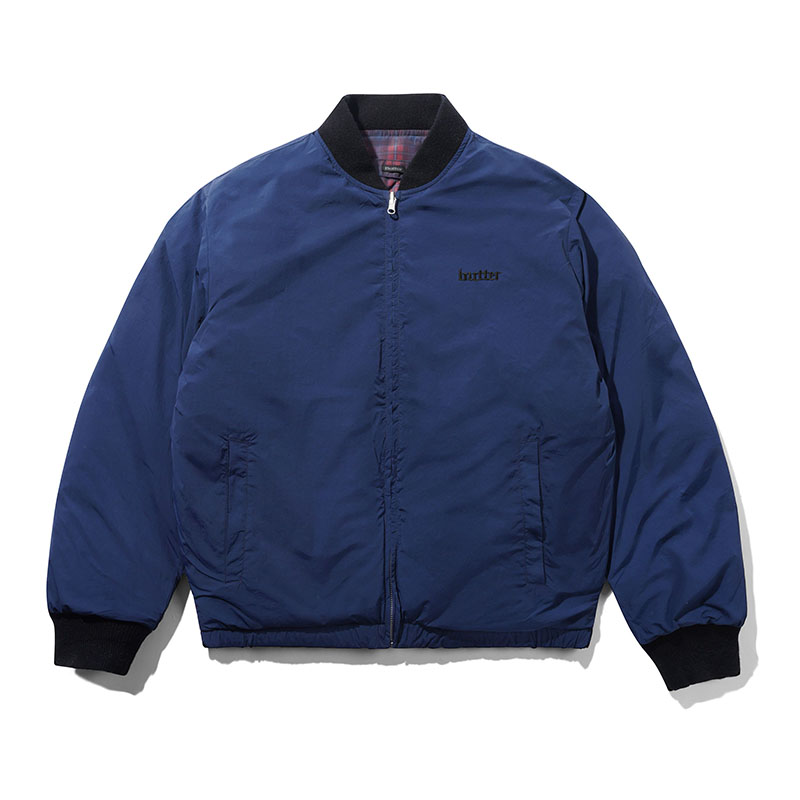 BUTTERGOODS(バターグッズ)/ Reversible Bomber Jacket -NAVY-PLAID-