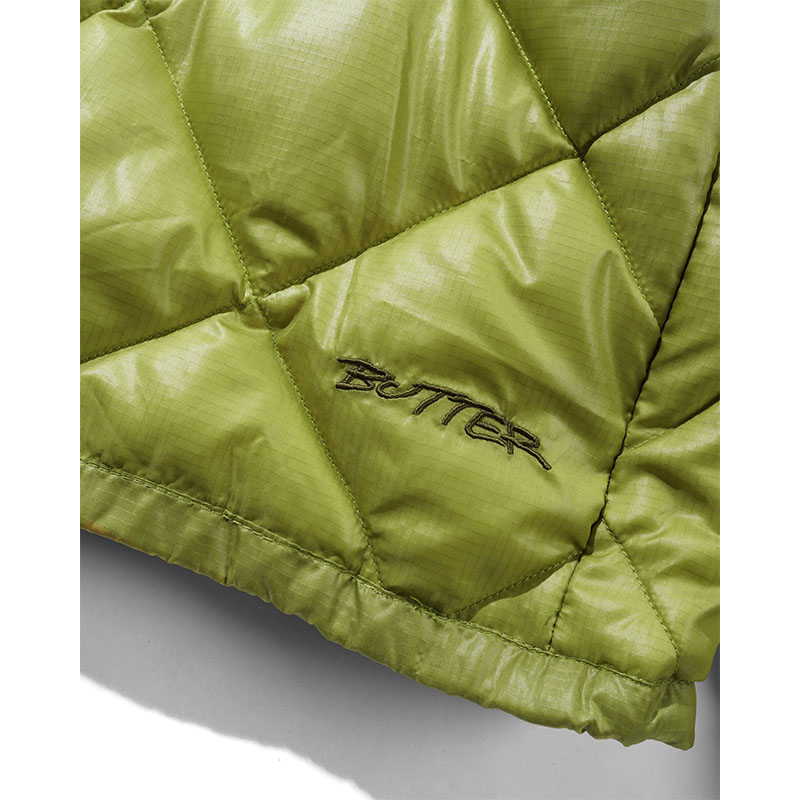 BUTTERGOODS(バターグッズ)/ Diamond Quilt Puffer -LIME-