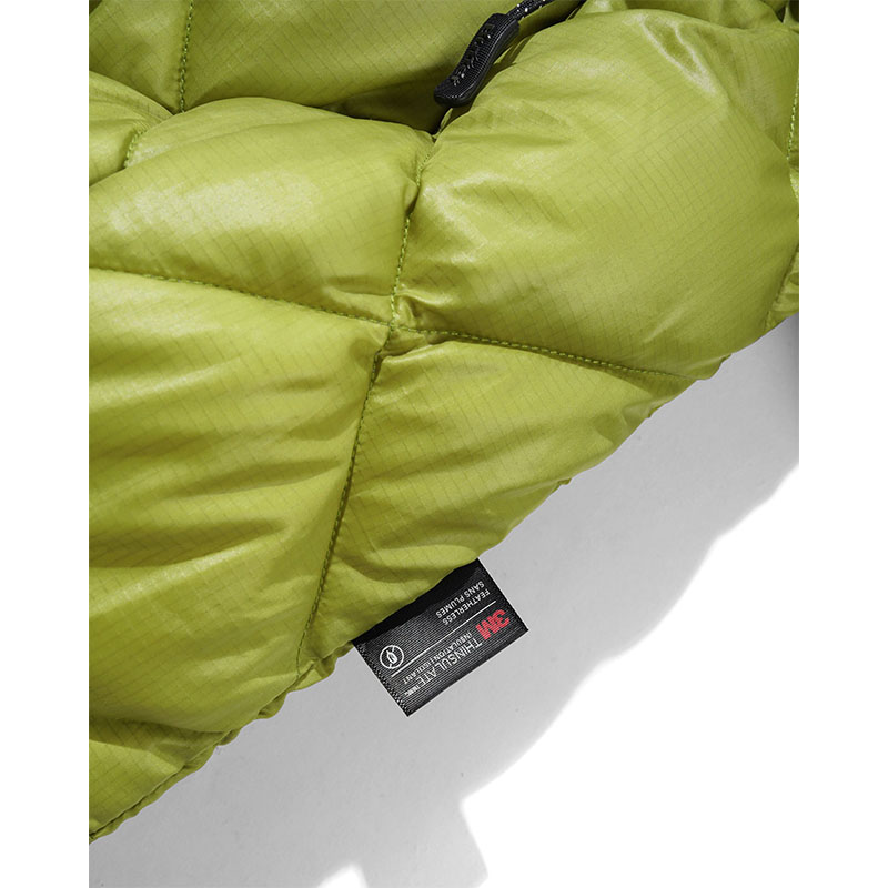 BUTTERGOODS(バターグッズ)/ Diamond Quilt Puffer -LIME-