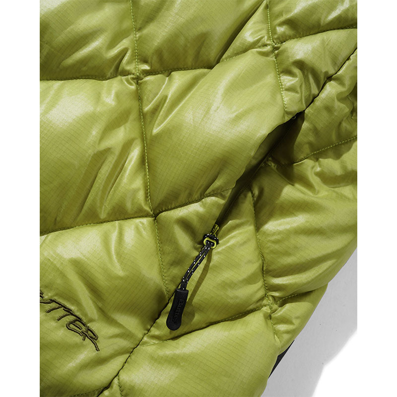 BUTTERGOODS(バターグッズ)/ Diamond Quilt Puffer -LIME-