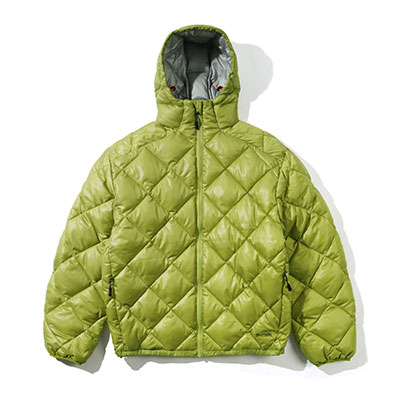 BUTTERGOODS(バターグッズ)/ Diamond Quilt Puffer -LIME-