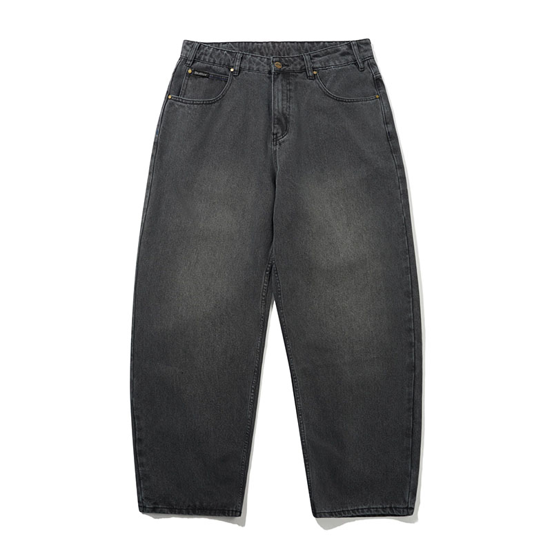 BUTTERGOODS(バターグッズ)/ Baggy Denim Jeans -W.BLACK-
