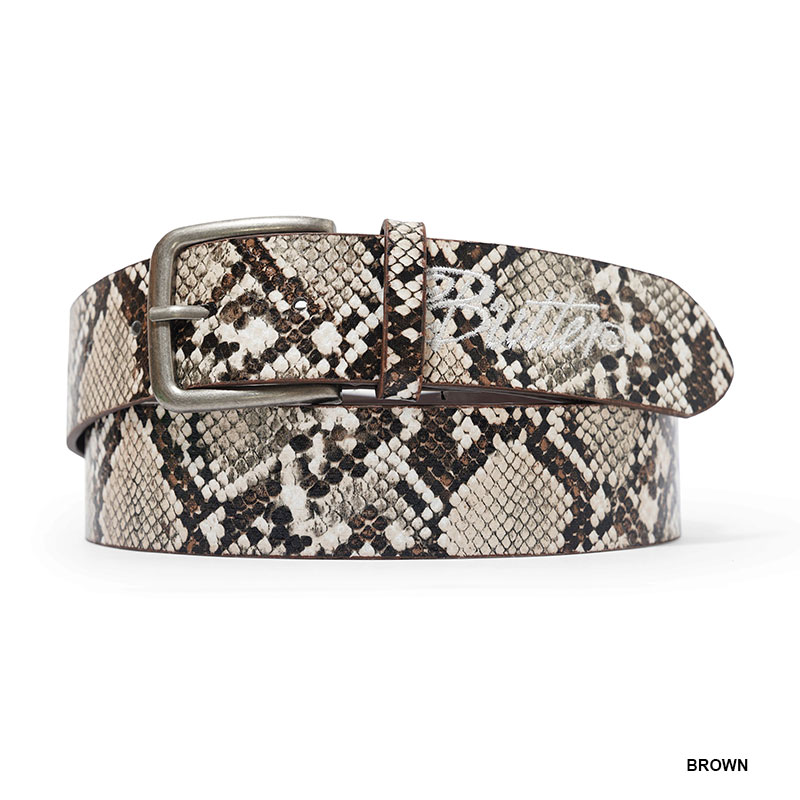 BUTTERGOODS(バターグッズ)/ Snake Skin Belt -2.COLOR-