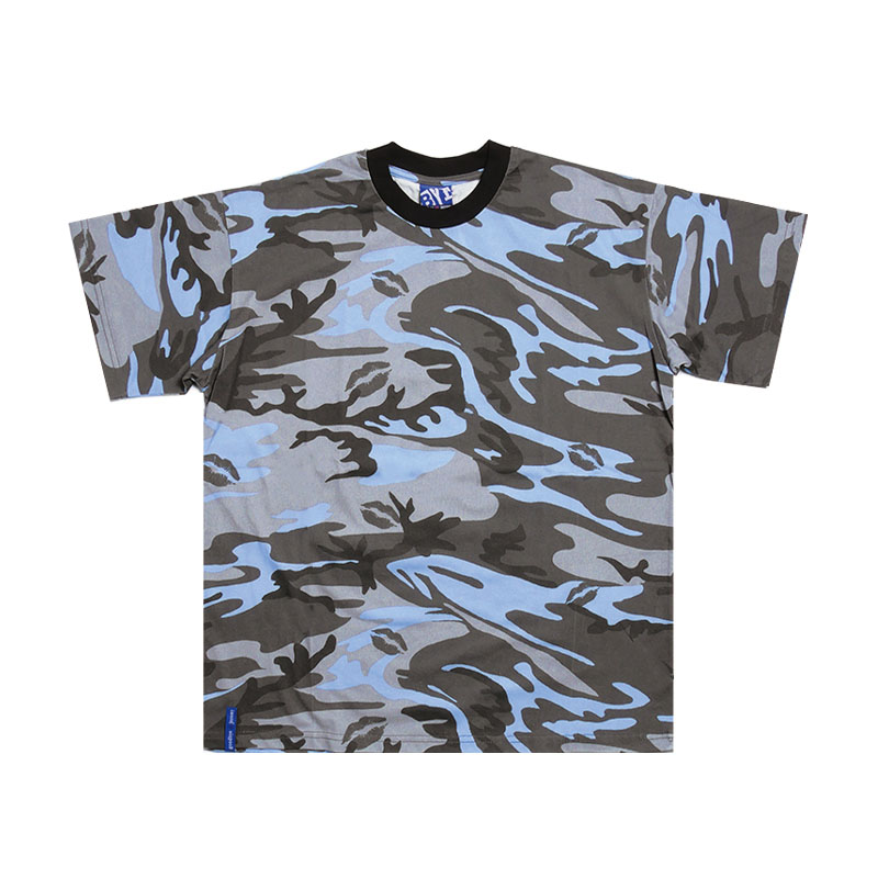 BYE JEREMY(バイジェレミー)/ CAMO T-SHIRT -BLUE-