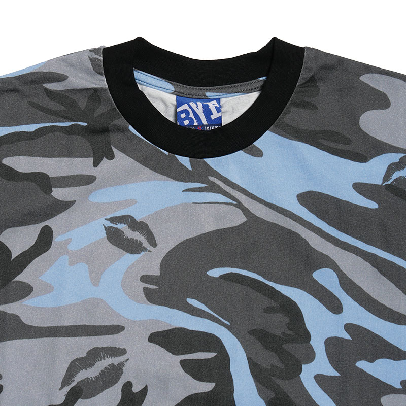 BYE JEREMY(バイジェレミー)/ CAMO T-SHIRT -BLUE-