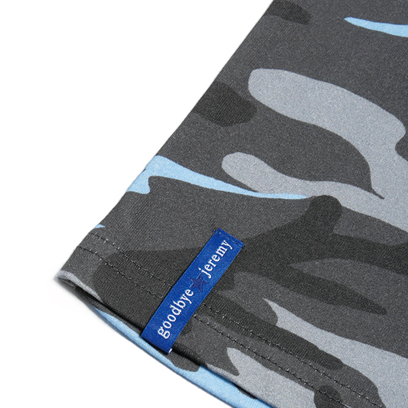BYE JEREMY(バイジェレミー)/ CAMO T-SHIRT -BLUE-