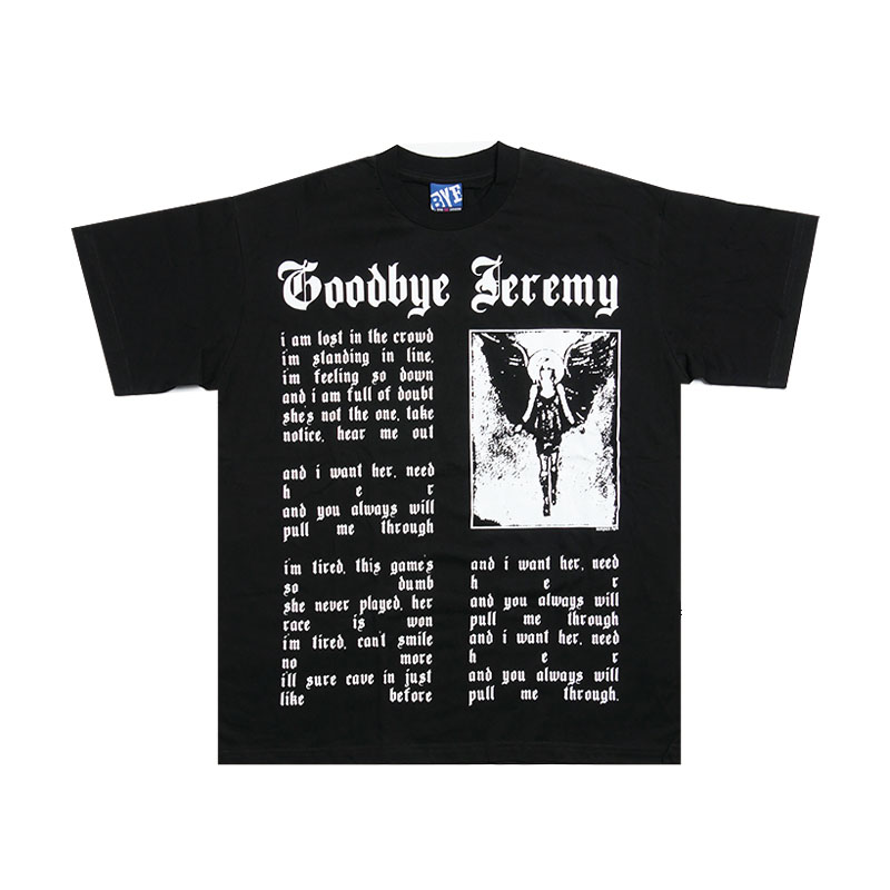 BYE JEREMY(バイジェレミー)/ ANGELA T-SHIRT -BLACK-
