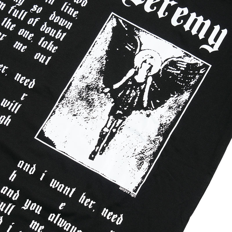 BYE JEREMY(バイジェレミー)/ ANGELA T-SHIRT -BLACK-