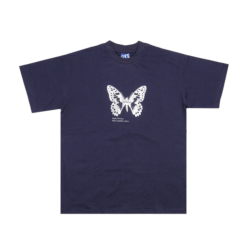 BYE JEREMY(バイジェレミー)/ BUTTERFLY T-SHIRT -NAVY-