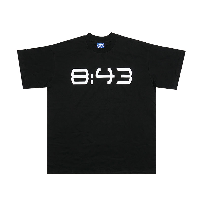 BYE JEREMY(バイジェレミー)/ O'CLOCK T-SHIRT -BLACK-