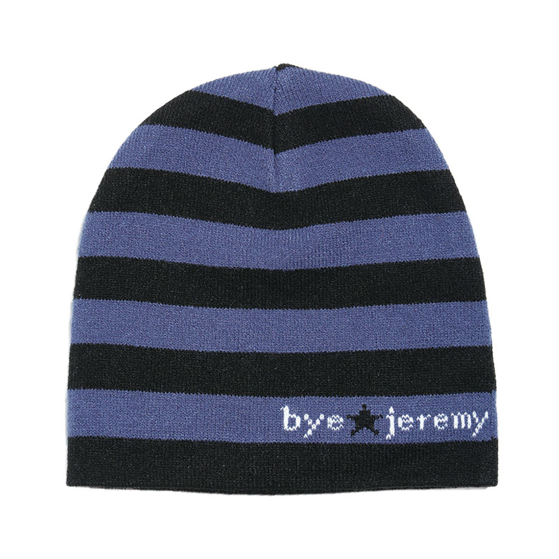 BYE JEREMY(バイジェレミー)/ DEMO BEANIE -BLACK/BLUE-