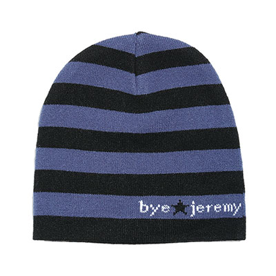BYE JEREMY(バイジェレミー)/ DEMO BEANIE -BLACK/BLUE-