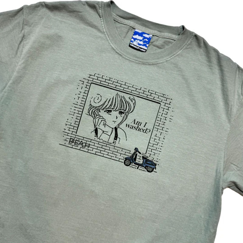 BLEACH USA(ブリーチ)/ WASHED TEE -SAGE GREEN-