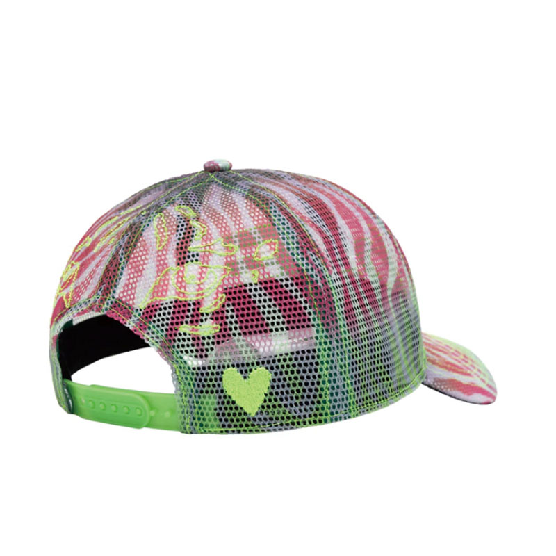 b.Eautiful(ビューティフル)/ b.E Hat -Multi Zebra Mesh / Highlighter-