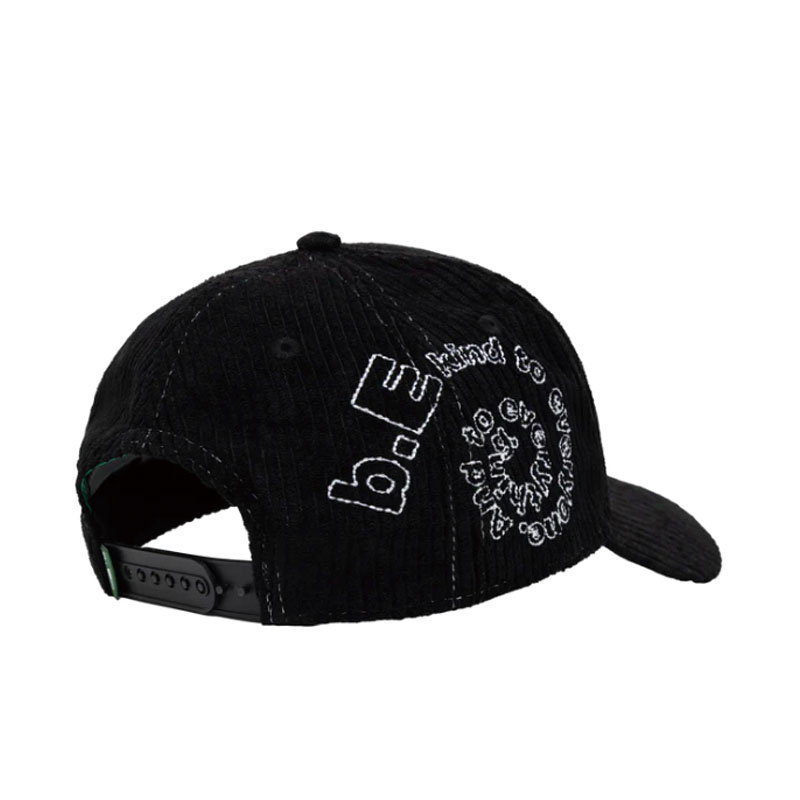 b.Eautiful(ビューティフル)/ b.E Low Hat -Black Corduroy / White-