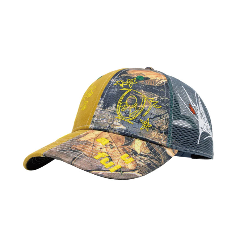 b.Eautiful(ビューティフル)/ Biyu Hat -Washed Mustard / Night Camo-