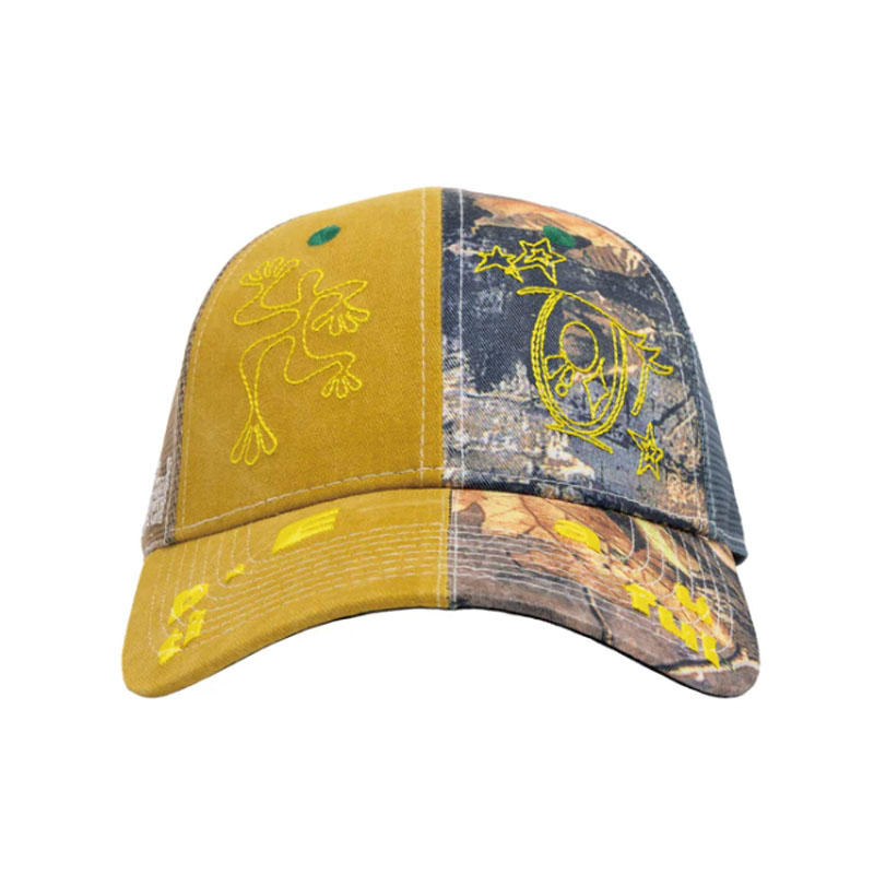 b.Eautiful(ビューティフル)/ Biyu Hat -Washed Mustard / Night Camo-