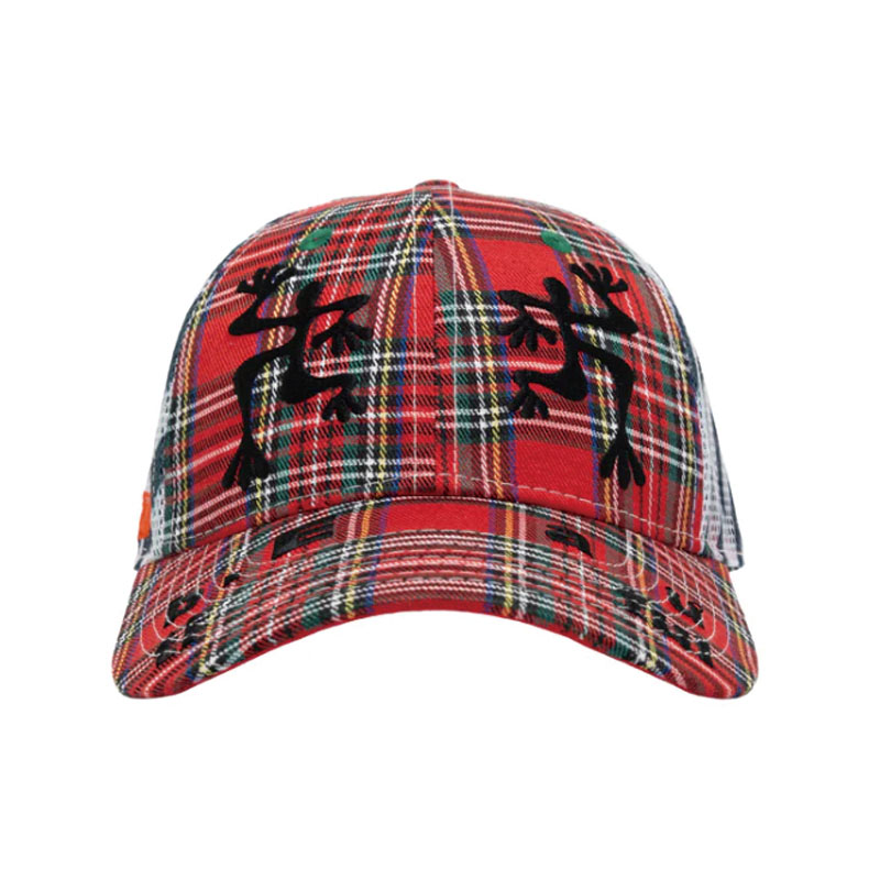 b.Eautiful(ビューティフル)/ Biyu Hat -Red Plaid / Zebra-