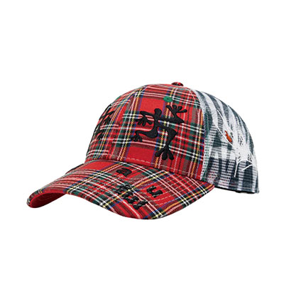 b.Eautiful(ビューティフル)/ Biyu Hat -Red Plaid / Zebra-