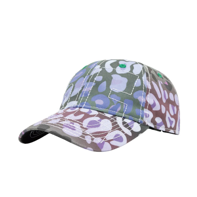 b.Eautiful(ビューティフル)/ Vapor 6 Panel Hat -Multi Leopard / White-