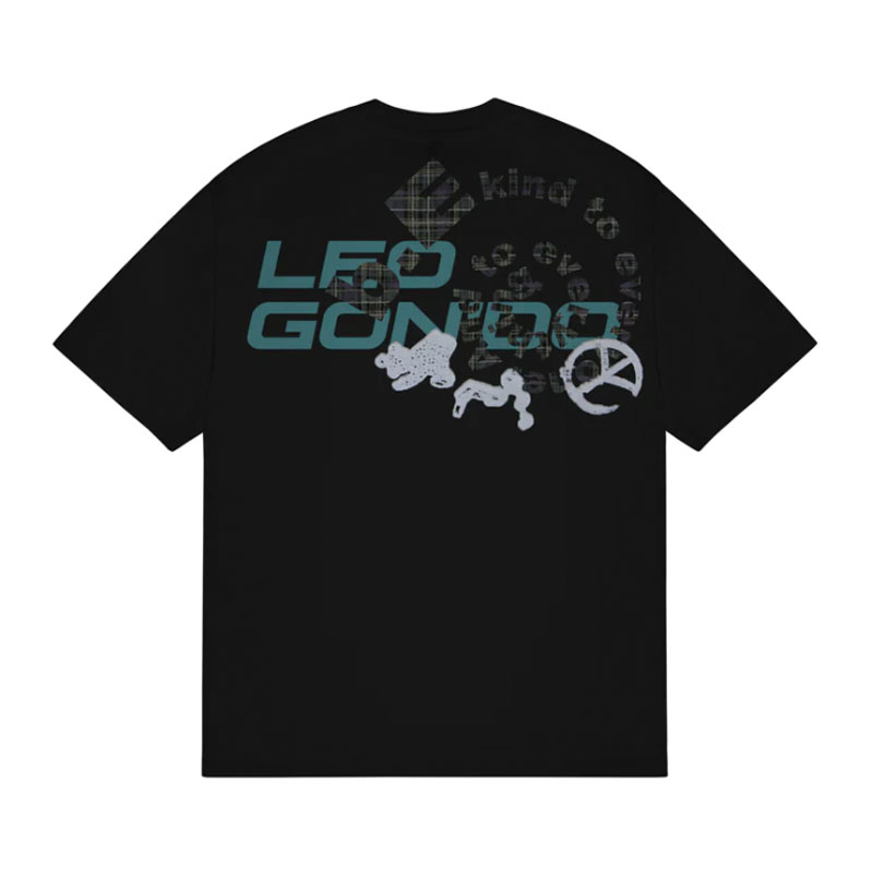 b.Eautiful(ビューティフル)/ b.Eautiful x LEO GON’DO 3 Chains T-Shirt -BLACK-