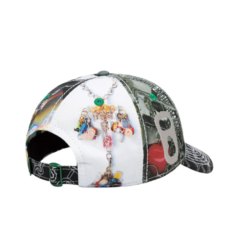 b.Eautiful(ビューティフル)/ b.Eautiful x LEO GON’DO Vapor 6 Panel Hat -MIX CHAIN/SILVER-