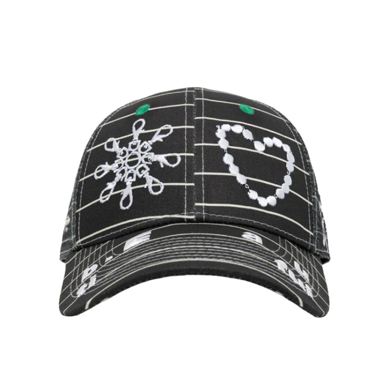 b.Eautiful(ビューティフル)/ b.Eautiful x LEO GON’DO Biyu Hat -BLACK STRIPE/WHITE-