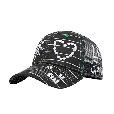 b.Eautiful(ビューティフル)/ b.Eautiful x LEO GON’DO Biyu Hat -BLACK STRIPE/WHITE-