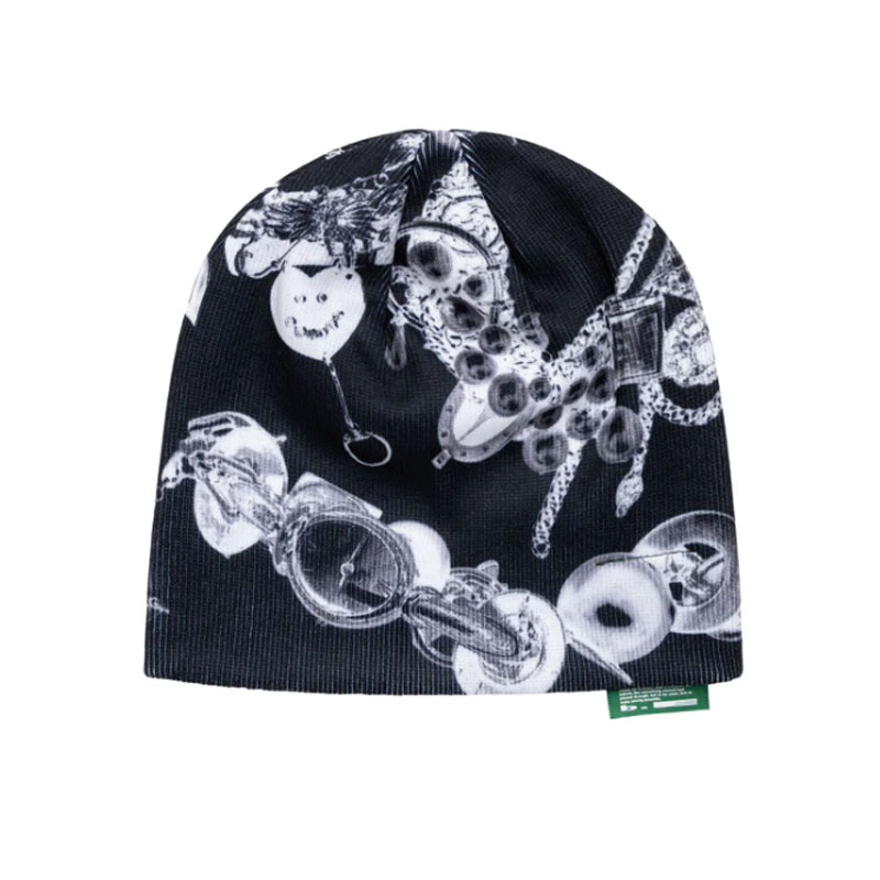 b.Eautiful(ビューティフル)/ b.Eautiful x LEO GON’DO Layer Beanie -BLACK-