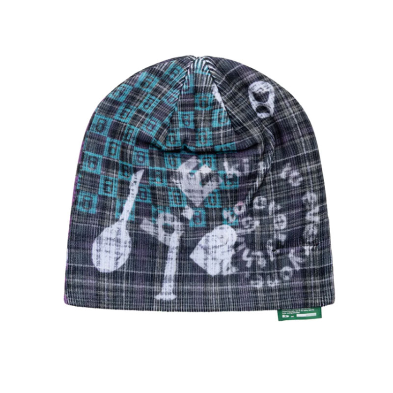 b.Eautiful(ビューティフル)/ b.Eautiful x LEO GON’DO Plaid Beanie -GREY-