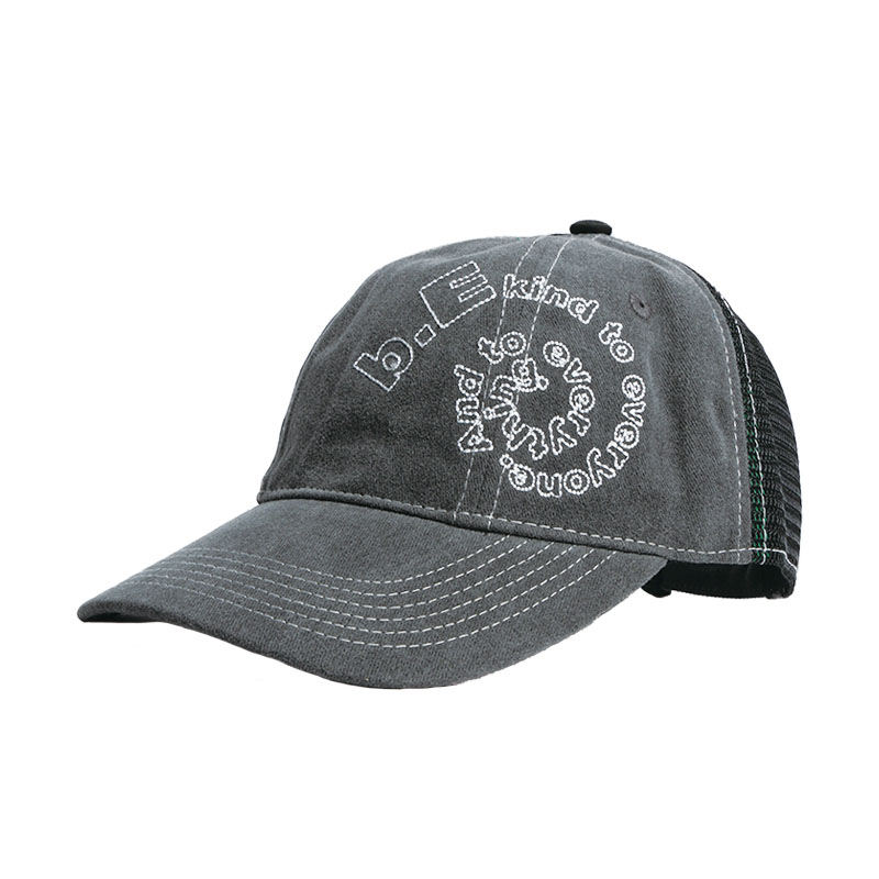 b.Eautiful(ビューティフル)/ B-Turn Low Profile Hat -W.BLACK/WHITE-